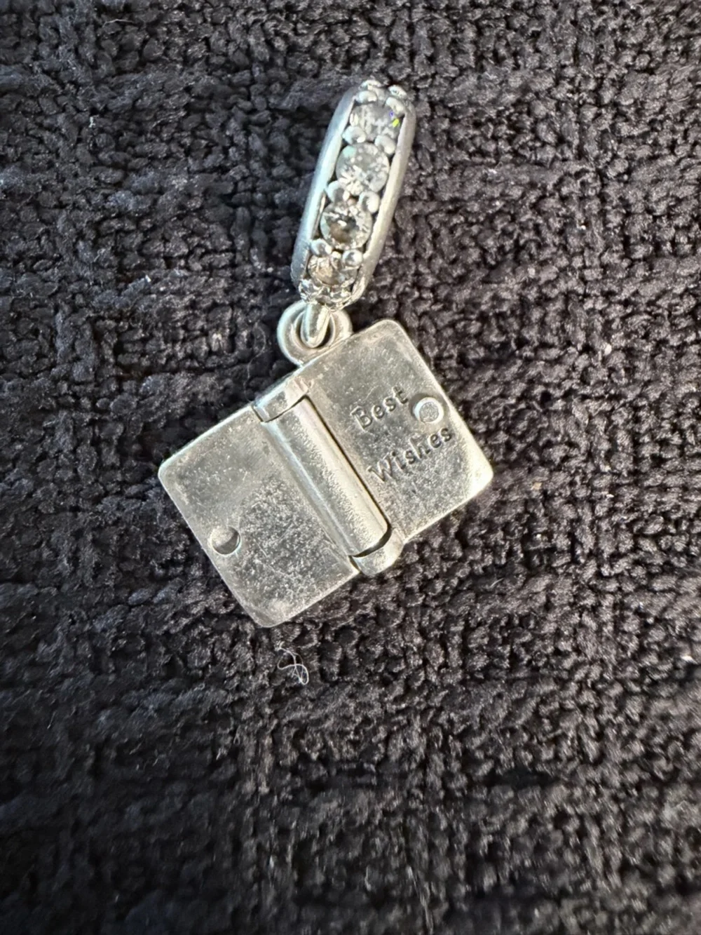 Pandora Silver 'Happy Birthday' Book Locket Charm - Picture 2 of 4